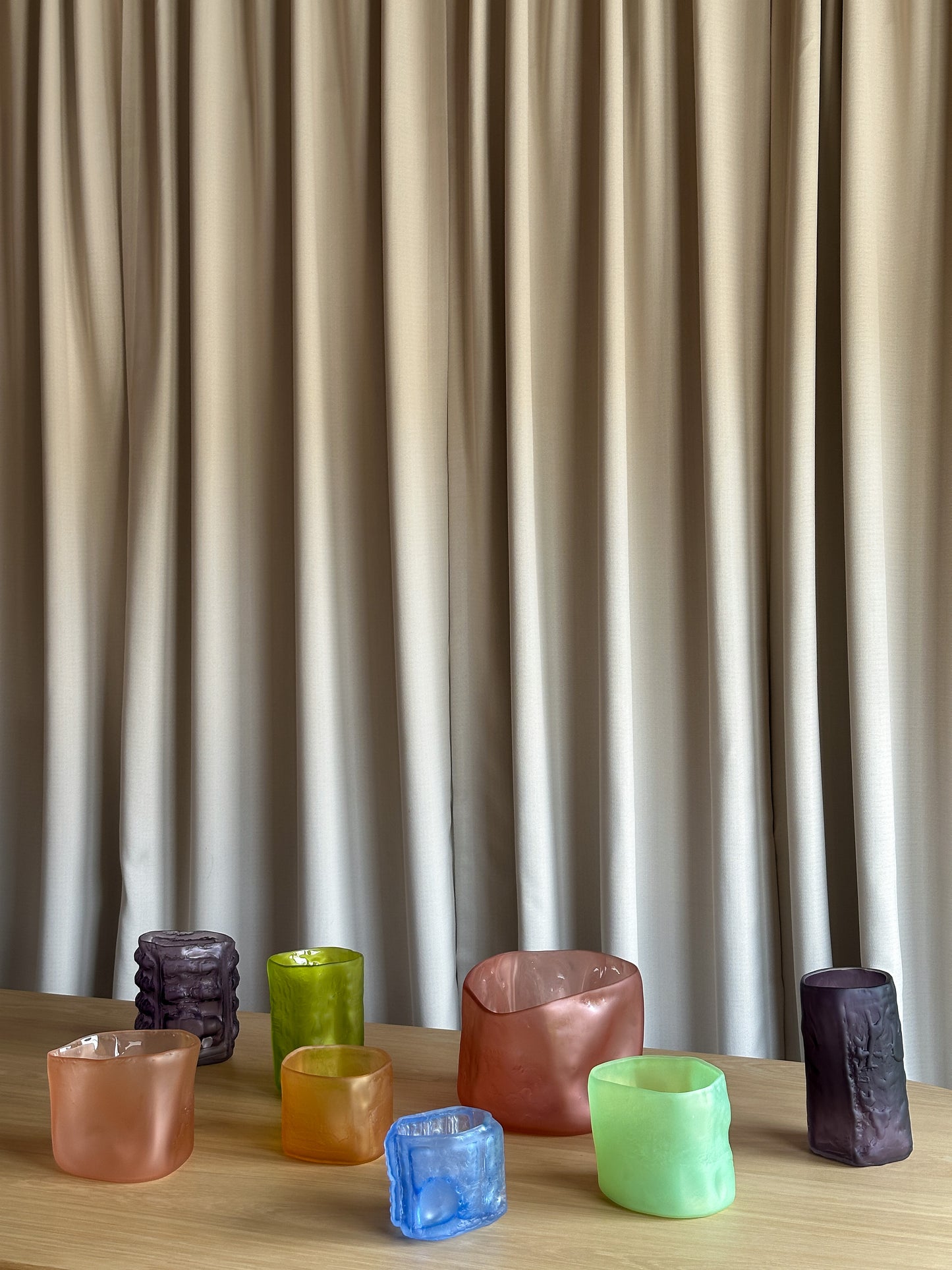 "Special Vessel" #7 - Mold-blown glass by Sara Hubbs