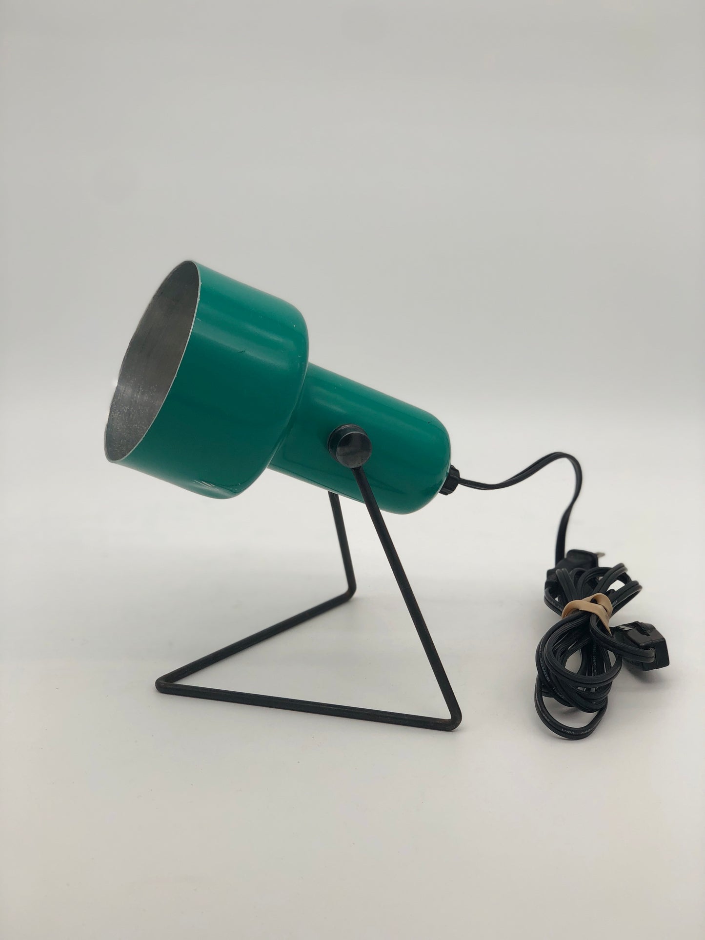 Vintage Teal Spotlight Lamp