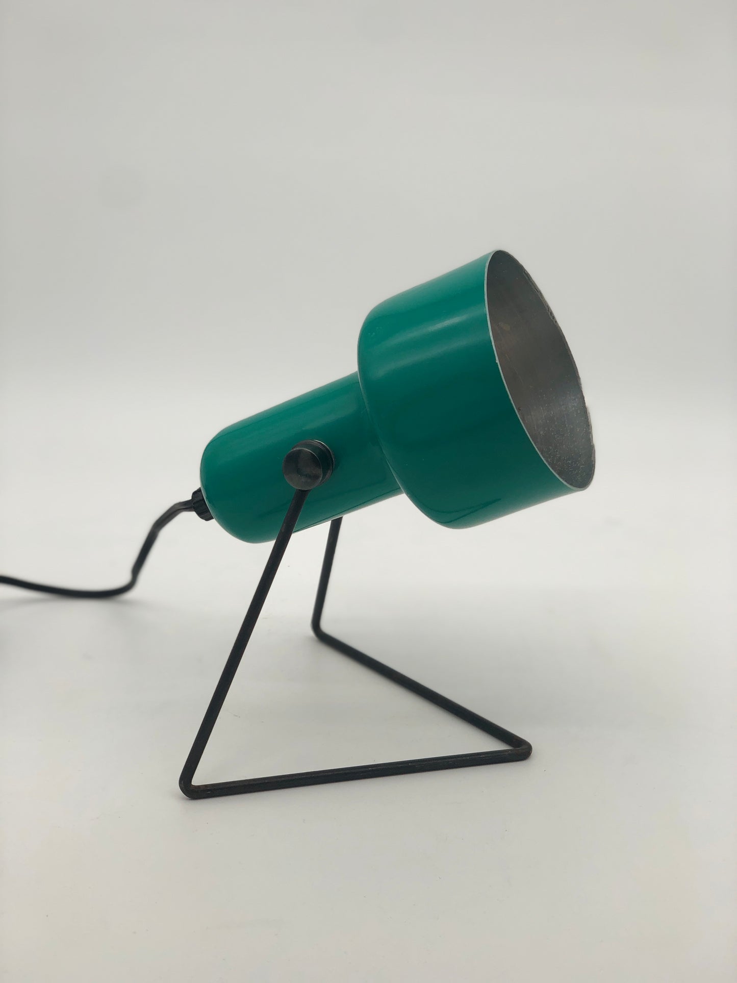 Vintage Teal Spotlight Lamp