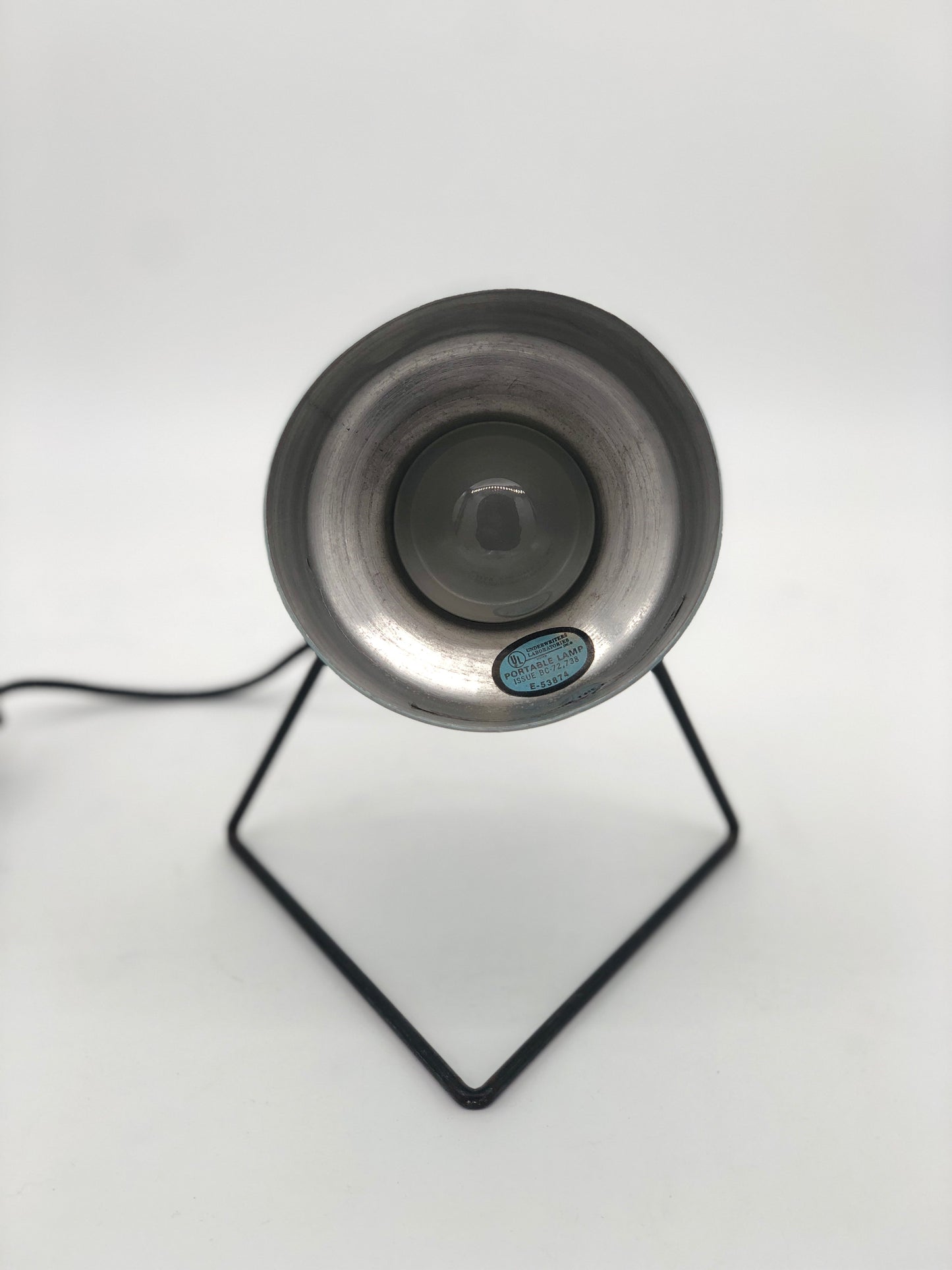 Vintage Teal Spotlight Lamp