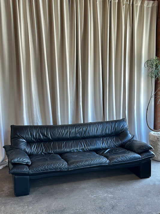 Vintage Salotti Leather Sofa