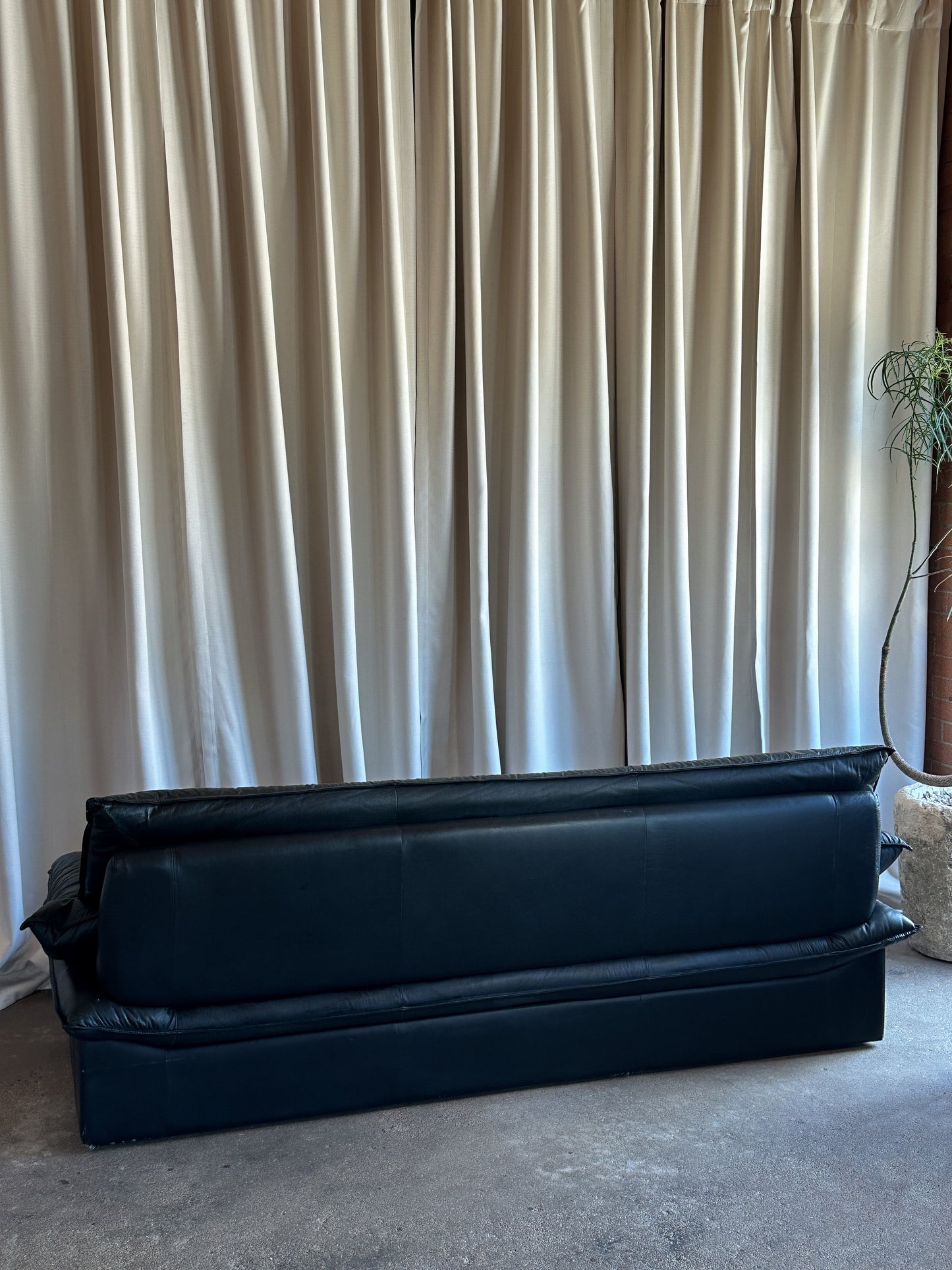 Vintage Salotti Leather Sofa