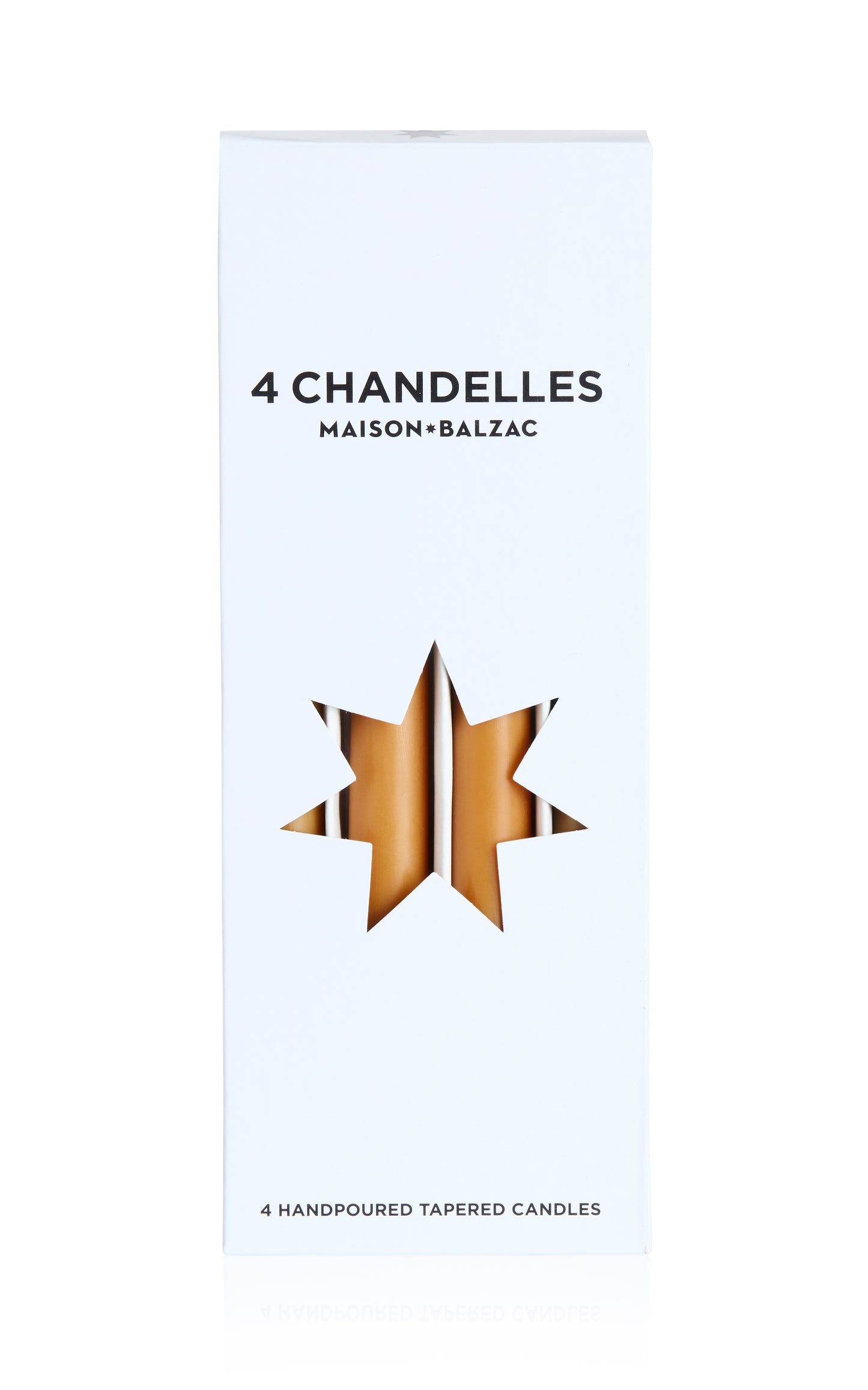 Maison Balzac Caramel Chandelles Set of 4