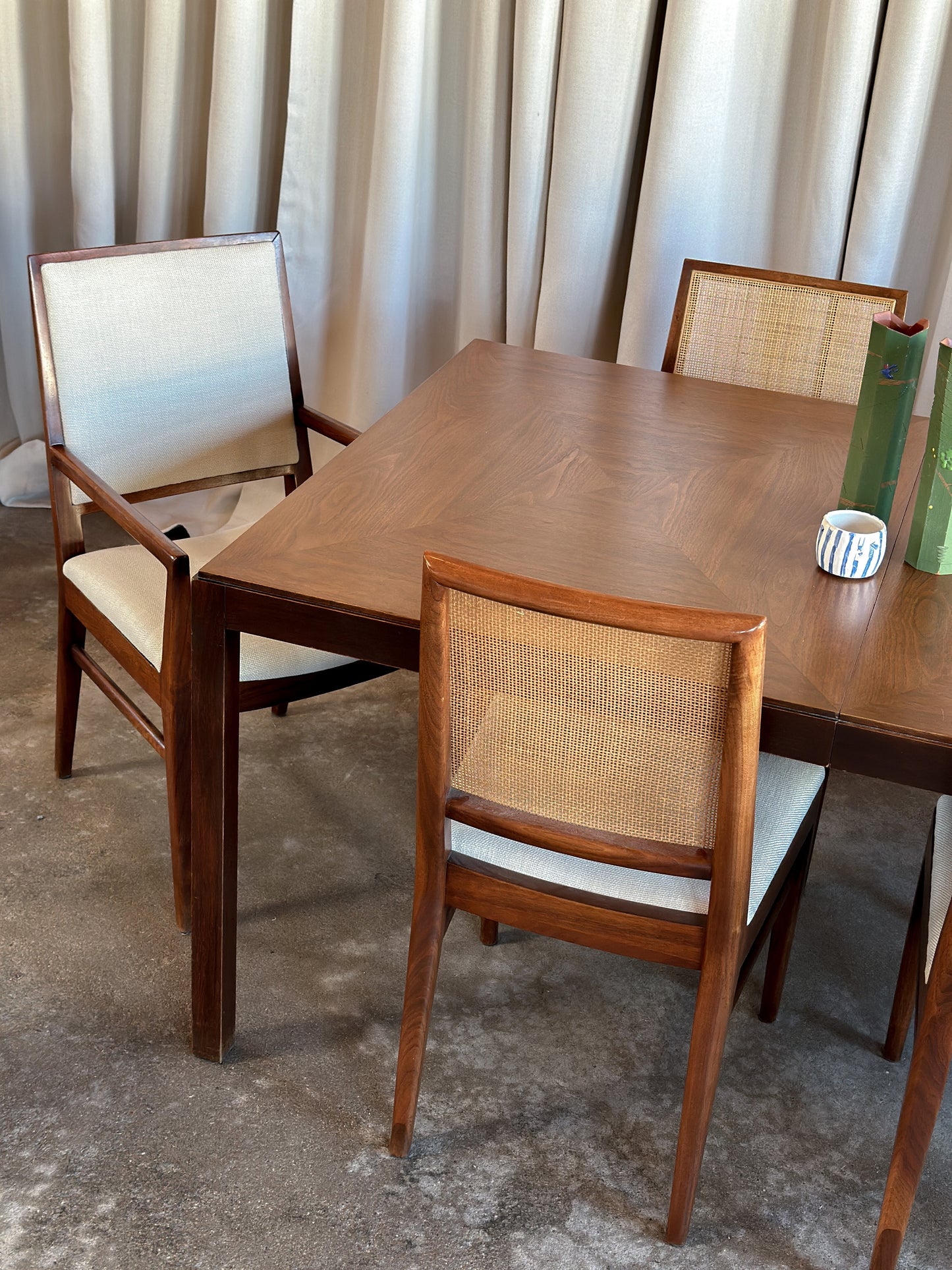Walnut Dining Table by Directional, 1960's