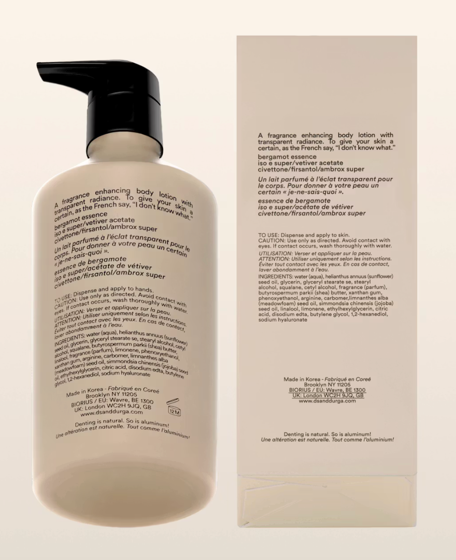 DS & DURGA "IDKW" Body Lotion