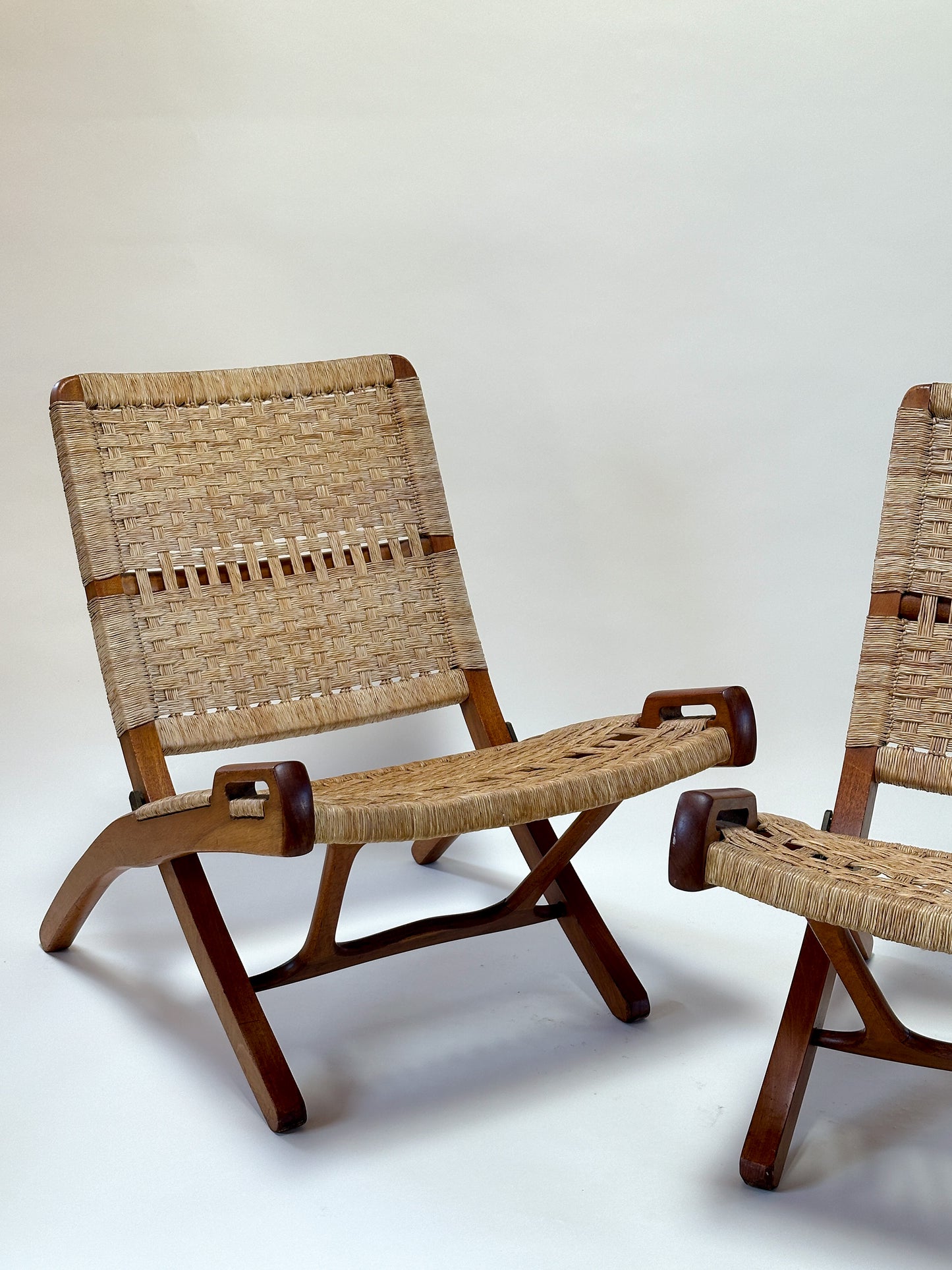 Vintage Folding Chair | manner of Hans Wegner